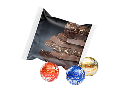 3 Lindor en sachet personnalisé